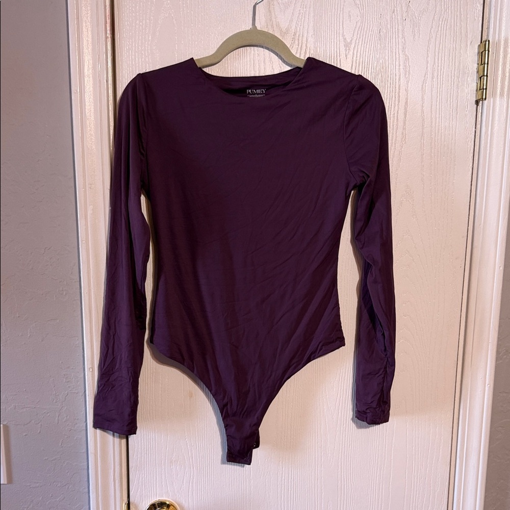 Plum Long Sleeve Bodysuit